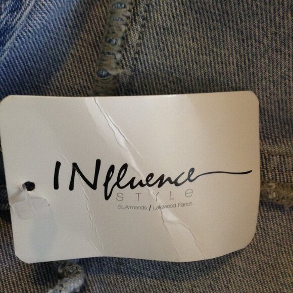 NWT Ellen/Anne Gillian Denim Mini, Corset Laces, Zip, "L", Indie Sleaze,, Barbie - Picture 4 of 6